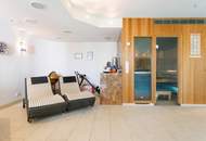 1170 AM HEUBERG: GROßZÜGIGER FAMILIENWOHNSITZ MIT INDOORPOOL, WELLNESS, GARTEN &amp; WIEN-BLICK