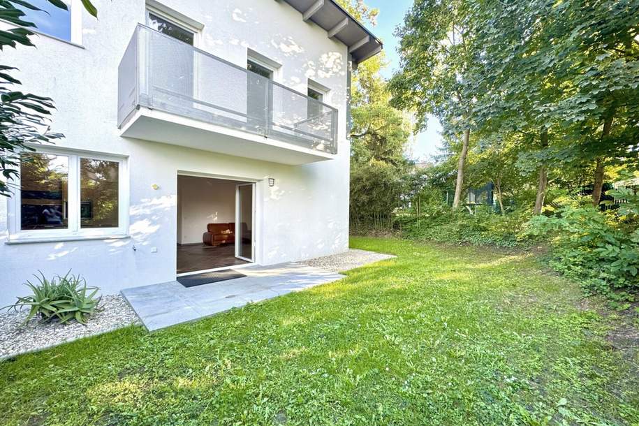 Grüne Oase mit toller Infrastruktur I großzügiger Garten + Balkon I geräumige Zimmer I 2 Bäder I Alarmanlage I, Haus-kauf, 548.000,€, 2000 Korneuburg