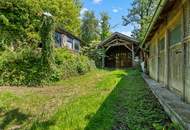 "GRÜNOASE MIT FAMILIENHAUS UND EINZIGARTIGER SONDERWIDMUNG/BETRIEBSBEREICH (EHEM. HEURIGEN) IN STEPHANSHART "