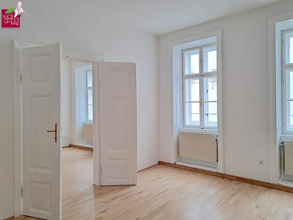 Stilvolles Büro in generalsaniertem Biedermeierhaus mit Gartenzugang – 1090 Wien