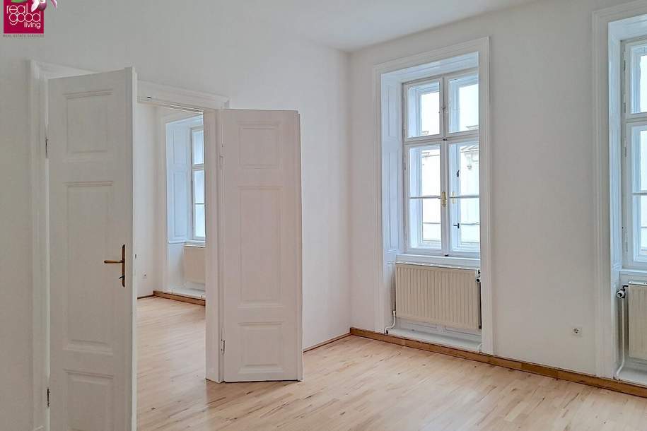 Stilvolles Büro in generalsaniertem Biedermeierhaus mit Gartenzugang – 1090 Wien, Gewerbeobjekt-miete, 2.950,00,€, 1090 Wien 9., Alsergrund