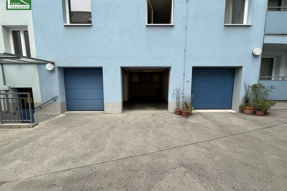Begehrte Garagenbox im Innenhof inkl. Strom (Nettopreis) in ausgezeichneter Lage - direkt beim Bahnhof Meidling, Gewerbeobjekt-miete, 199,00,€, 1120 Wien 12., Meidling