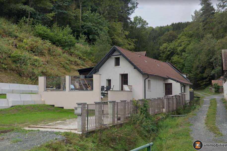 Nähe Kirchschlag: 2 Häuser (Haus 1 zum Fertigstellen, Haus 2 zum Sanieren mit Stadl), Haus-kauf, 159.000,€, 2860 Wiener Neustadt(Land)