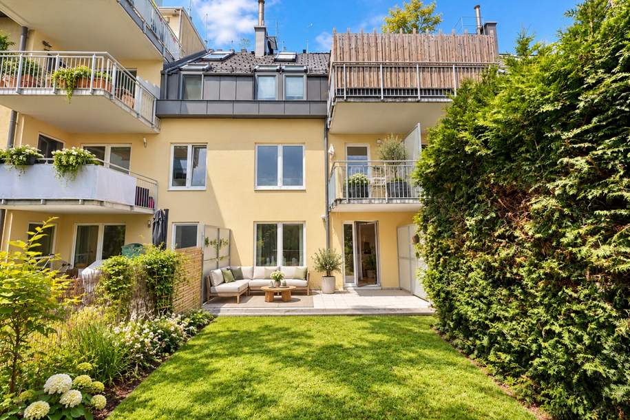 Maisonette mit Reihenhaus-Charakter | Eigengarten, Terrasse, Balkon & Tiefgarage | Nähe Bahnhof Unterkritzendorf, Wohnung-kauf, 295.000,€, 3400 Tulln