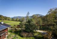 Grundstück mit Bungalow in idyllischer Naturlage mit Bergblick