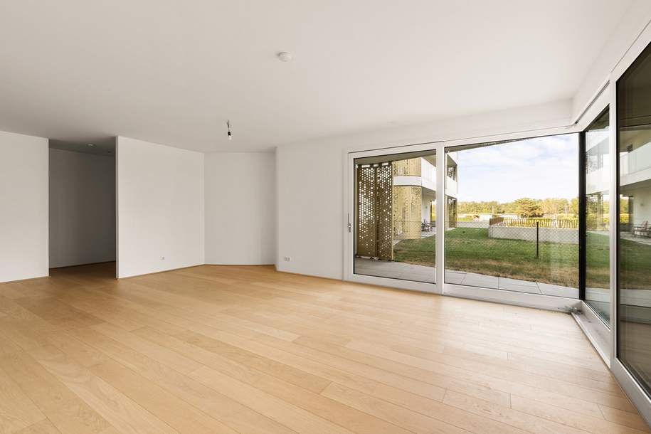 Attraktive 3 Zimmer Wohnung in ruhiger Lage an der Donau! Ca. 324m² Eigengarten!, Wohnung-kauf, 1.300.000,€, 1190 Wien 19., Döbling