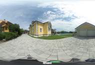 Neuwertiges 5-Zi. Einfamilienhaus mit Pool, 2 Terrassen & 2 Garagen in Deutsch-Haslau!
