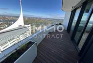 ERSTBEZUG: Modernes Apartment mit atemberaubenden Blick auf Alte Donau! Pool, Spa, Fitness vorhanden