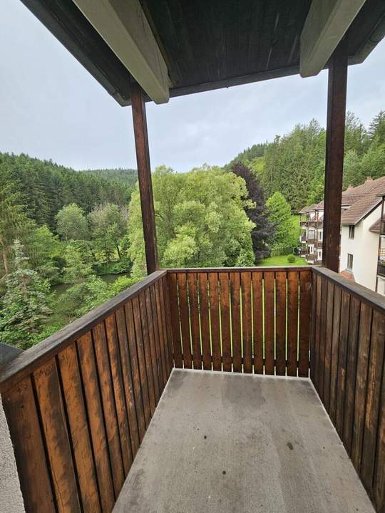 unbefristete 1-Zimmer-Wohnung mit Abstellraum, Balkon & Blick ins Grüne