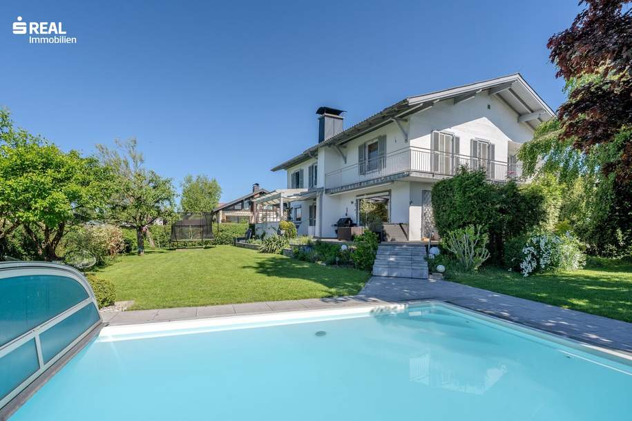 Familientraum mit Pool in Seekirchen am Wallersee, Haus-kauf, 1.690.000,€, 5201 Salzburg-Umgebung