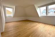 ERSTBEZUG, Salesianergasse, klimatisiertes 91 m2 Dachgeschoss mit 33 m2 Terrasse, Wohnküche, 2 Zimmer, Botschaftsviertel