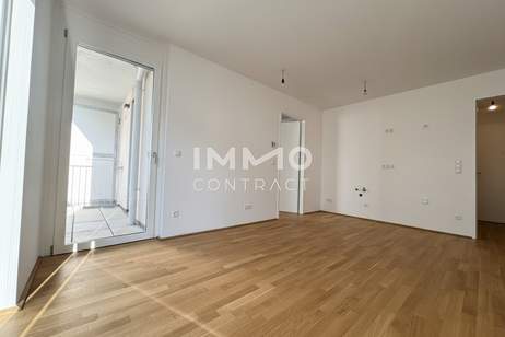 Top angebundene Anlegerwohnung – 2-Zimmer Erstbezug mit Balkon – BEIM DONAUUFER, Wohnung-kauf, 259.500,€, 1210 Wien 22., Donaustadt