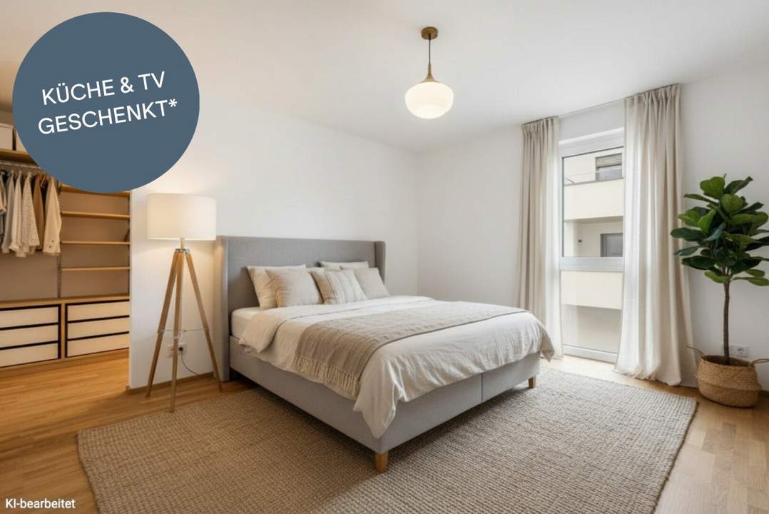PROVISIONSFREI! Sofort vermietbare 3 Zimmer-Wohnung mit Sonnenbalkon und Schrankraum