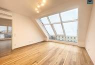 Bis Feb. 2028 befristet vermietete klimatisierte Dachgeschoss Maisonette mit 2 Terrassen und Kamin nahe Uno City!