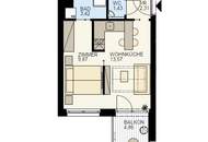 GEMÜTLICHE SINGLE WOHNUNG MIT BALKON