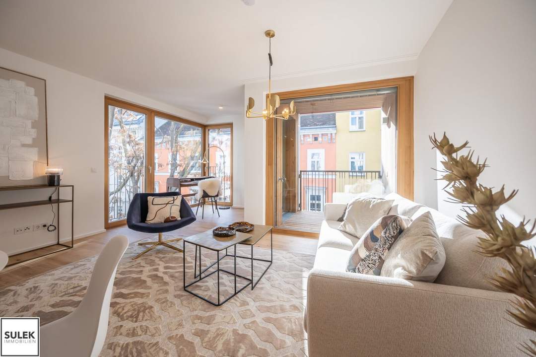 VIDEOTOUR: attraktive Lage & top Ausstattung: großzügig geschnittene 2 Zi. + Loggia ab 03/25