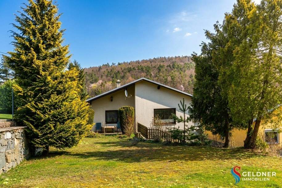 Einfamilienhaus mit eingezäuntem Garten und Garage in absoluter Ruhelage am Waldesrand, Haus-kauf, 159.900,€, 7442 Oberpullendorf