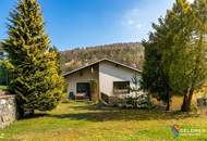 Einfamilienhaus mit eingezäuntem Garten und Garage in absoluter Ruhelage am Waldesrand