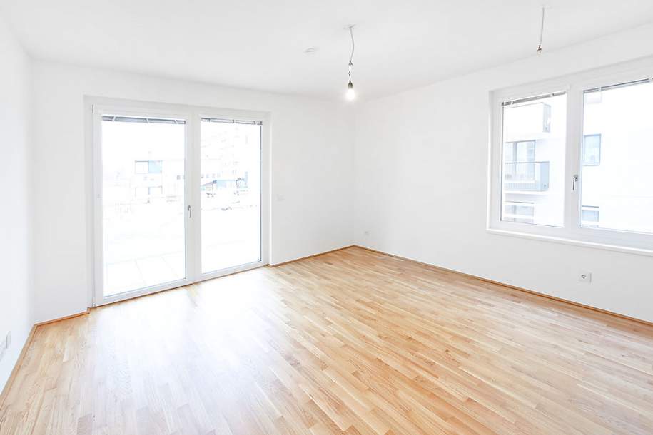 AM PARK: Wohnen mit Komfort: 3-Zimmer-Wohnung mit Balkon und stilvollem Ambiente, Wohnung-miete, 1.189,01,€, 1210 Wien 21., Floridsdorf