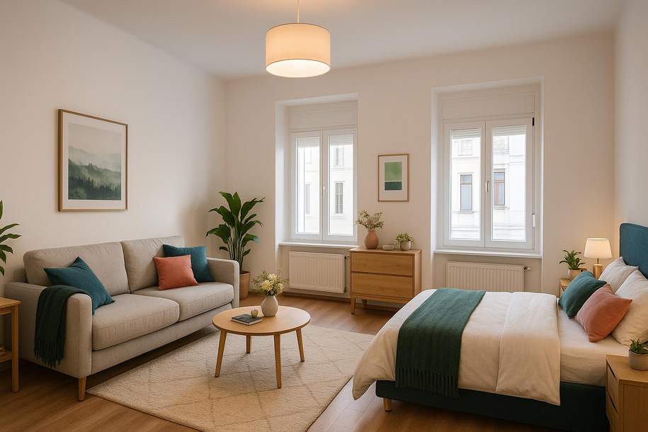 Garconnière in der Grazer Innenstadt – frisch erneuert und stilvoll, Wohnung-kauf, 185.000,€, 8010 Graz(Stadt)