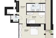 TRAUMBLICK und kuschliger KAMIN! Dachgeschoß-Maisonette mit 3 Terrassen! Garagenkauf im Haus möglich