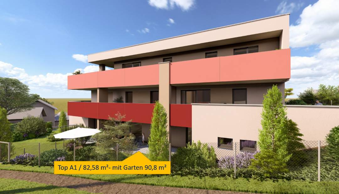 Großzügige Gartenwohnung in den STADTTERRASSEN PEUERBACH / provisionsfrei! ** JETZT FRÜHKÄUFER-RABATT!**