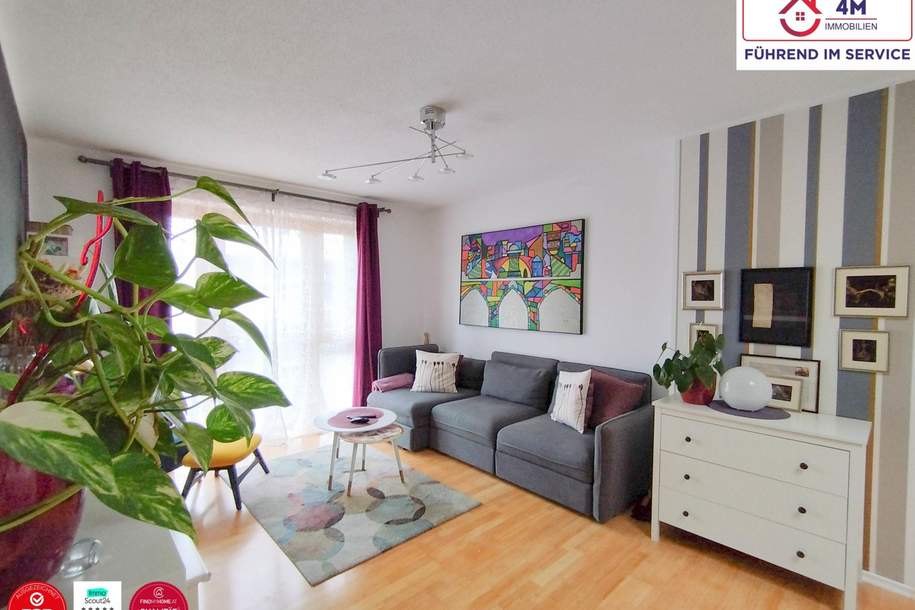 Zentral begehbare 3-Zimmer-Wohnung mit Fernwärme, Wohnung-kauf, 259.000,€, 1220 Wien 22., Donaustadt