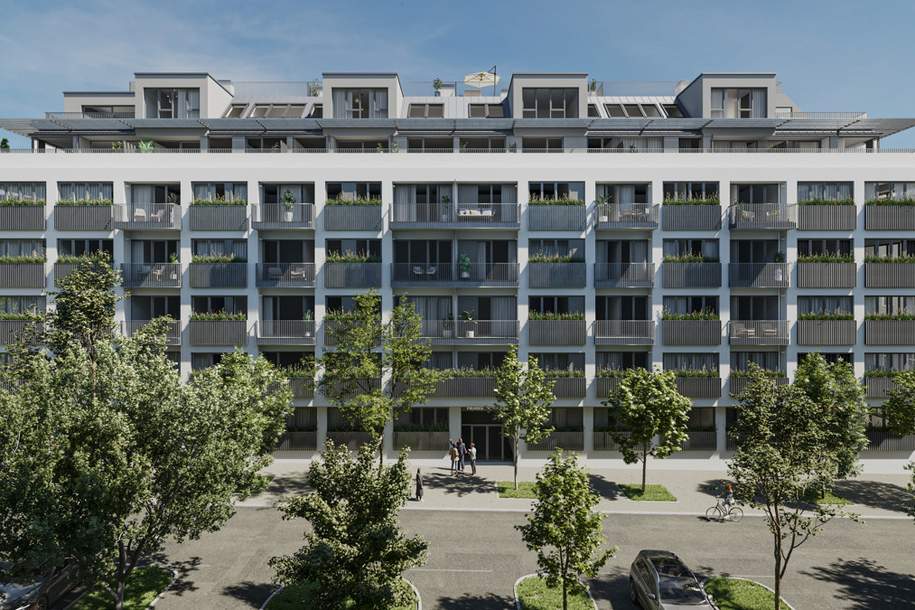 NEU! Schnäppchen Hit neben der U6 Burggasse: WOHNEN AM PARK - Urban & Grün, Wohnung-kauf, 226.500,€, 1160 Wien 16., Ottakring