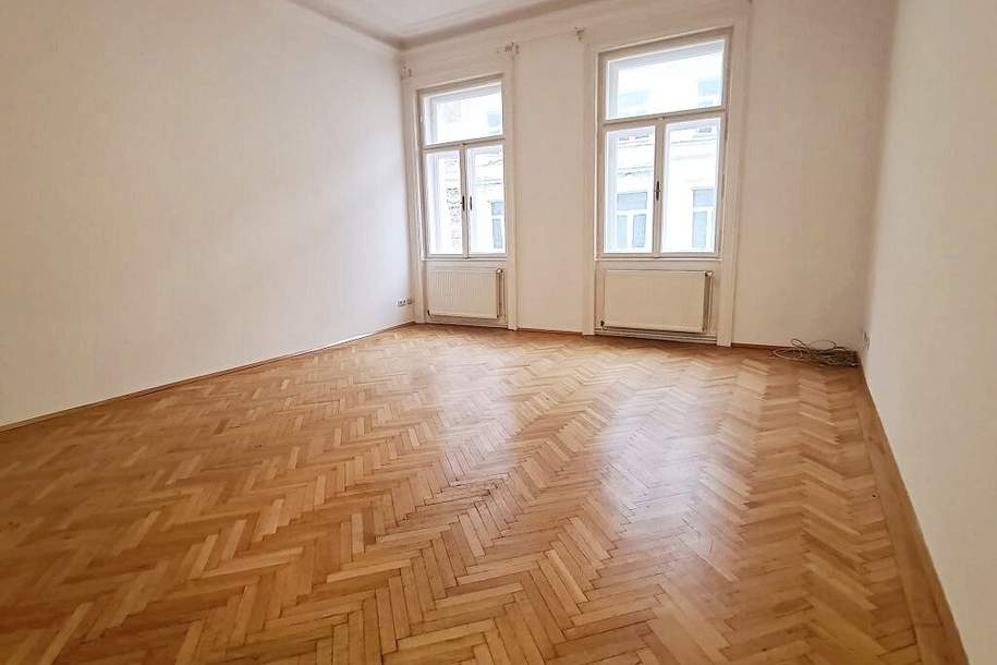 AM GRABEN-NÄHE, 95 m2 Altbau mit Balkon, 2 Zimmer, Komplettküche, Wannenbad, Parketten, 4. Liftstock, Flügeltüren, Spiegelgasse, Wohnung-miete, 2.695,00,€, 1010 Wien 1., Innere Stadt