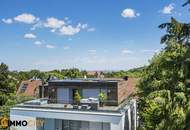 Ihre neue Dach-Traumwohnung, Wohnen im Grünen: XXL-Dachterrasse mit Panoramablick und 3 Stellplätzen im 13. Bezirk