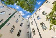 Zentral begehbare lichtdurchflutete 3-Zimmer-Altbauwohnung | 2 Bäder | nahe Rennweg