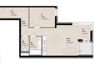 Neubauwohnung mit Süd-Loggia in belebter & beliebter Lage mieten (nähe U3/U6/Mariahilfer Straße) - ab 1.2.27!