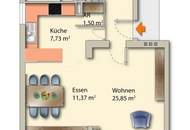 Traumhafte ruhige 4-Zimmer Wohnung mit Loggia und Garage in Urfahr