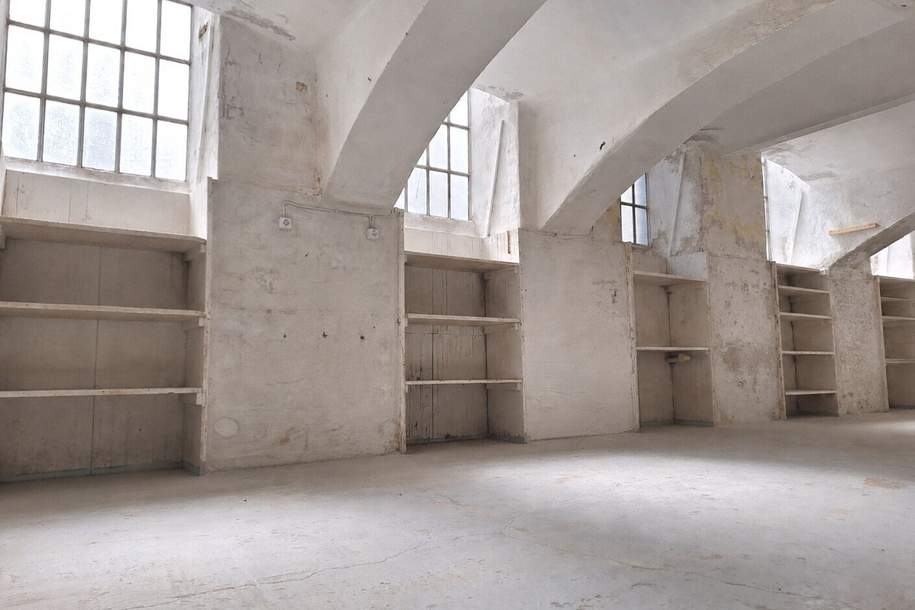 Helles Souterrain, alle Anschlüsse, Straßenzugang, Gebäude komplett saniert, Gewerbeobjekt-kauf, 127.000,€, 1170 Wien 17., Hernals