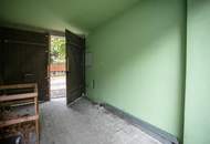 Kleines Haus mit uneinsehbaren Garten