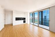 40. Etage mit Weitblick: DC2 Tower inkl. 39qm Loggia: 3-Zimmer-Wohnung