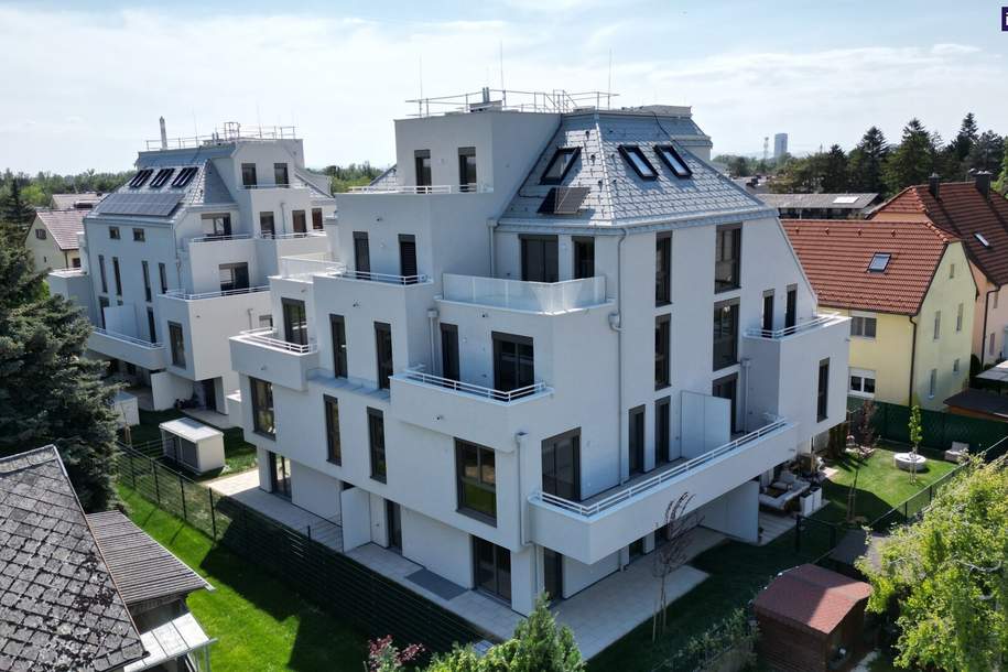 Hier will ich leben! TOP-Neubauprojekt im Grünen + Klimaaktiv Bronze + Wärmepumpe und Solaranlage + Ideale Raumaufteilung und Terrasse + Garage + Beste Vermietbarkeit! Jetzt zugreifen!, Wohnung-kauf, 302.829,€, 1220 Wien 22., Donaustadt