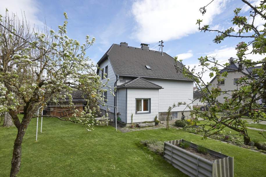 Charmantes Einfamilienhaus mit schönem Baumbestand im Garten in Ottensheim - Ein Raum für neue Geschichten!, Haus-kauf, 349.000,€, 4100 Urfahr-Umgebung