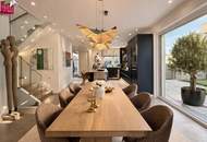 Möbliertes Designer-Doppelhaus mit Spa & Pool nahe Wien