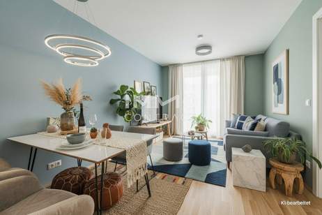 Wohngefühl Simmering. Kompakte Erstbezugs -Wohnung mit Freifläche. PROVISIONSFREI, Wohnung-kauf, 259.500,€, 1110 Wien 22., Donaustadt