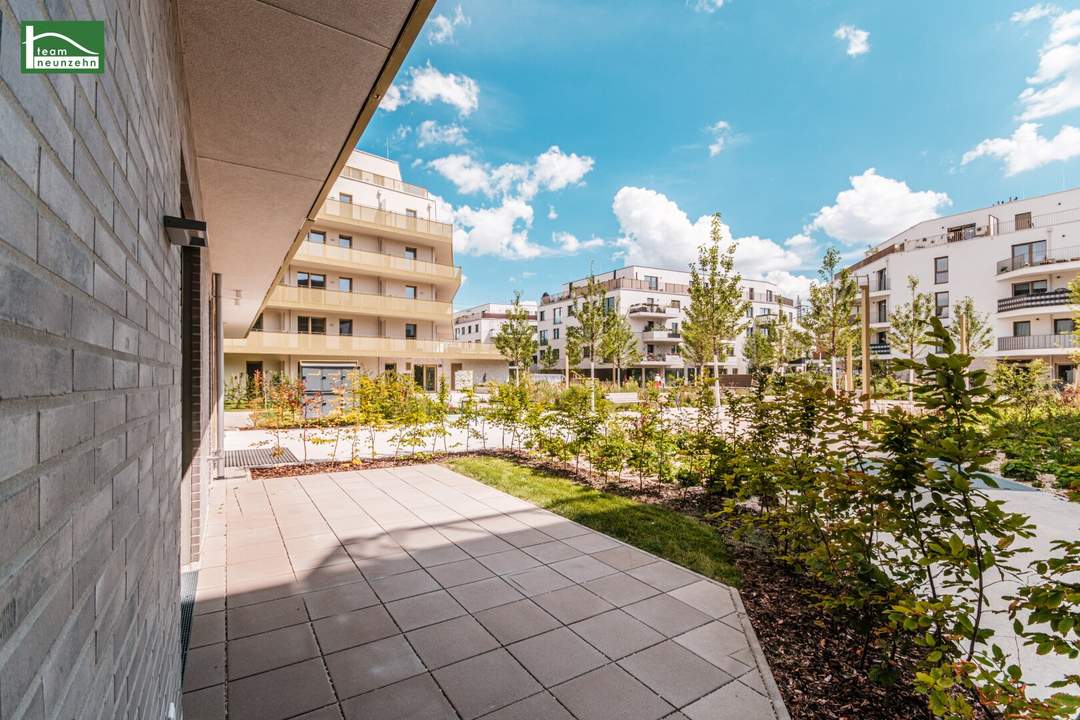 Ihre Kinder und Haustiere werden sich freuen - Erstbezugs-Wohnung mit Garten in begehrter Ruhelage mit Fussboden-Temperierung!