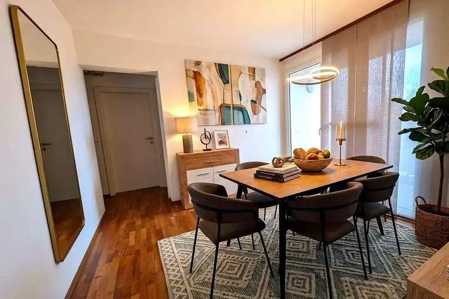 Moderne, helle und gut eingeteilte Wohnung in Ludersdorf mit Garage, Balkon und Kellerabteil - voll möbliert oder ohne Möbel, Wohnung-kauf, 240.000,€, 8200 Weiz