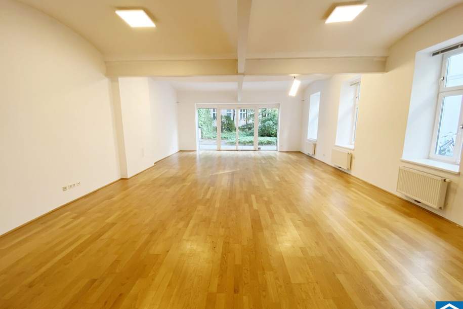 Ruhige, loftartige Gartenwohnung in ausgezeichneter Lage, Wohnung-miete, 1.540,49,€, 1070 Wien 7., Neubau