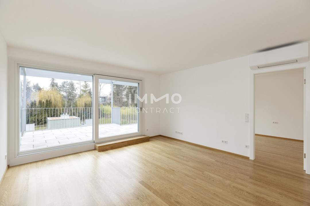 Luxuriöse 2 Zimmer Wohnung mit Blick ins Grüne!