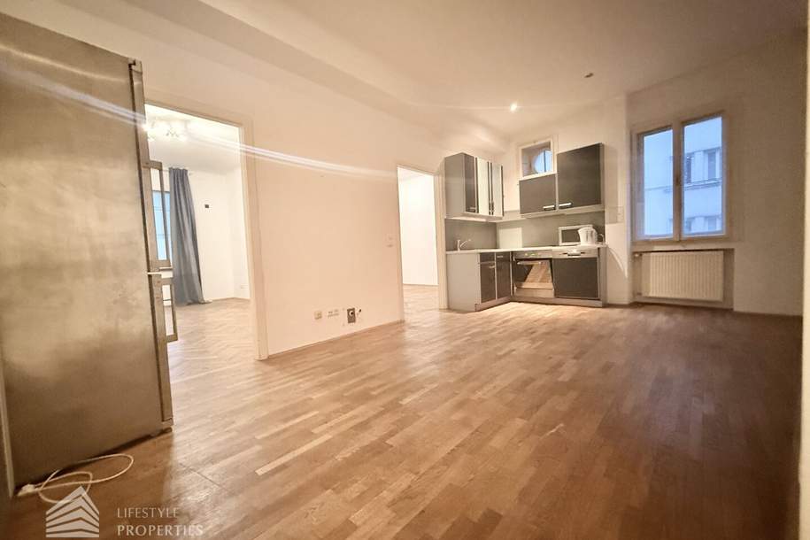 Helle 3-Zimmer Wohnung mit Wohnküche, Nähe TU, Wohnung-miete, 1.551,36,€, 1040 Wien 4., Wieden