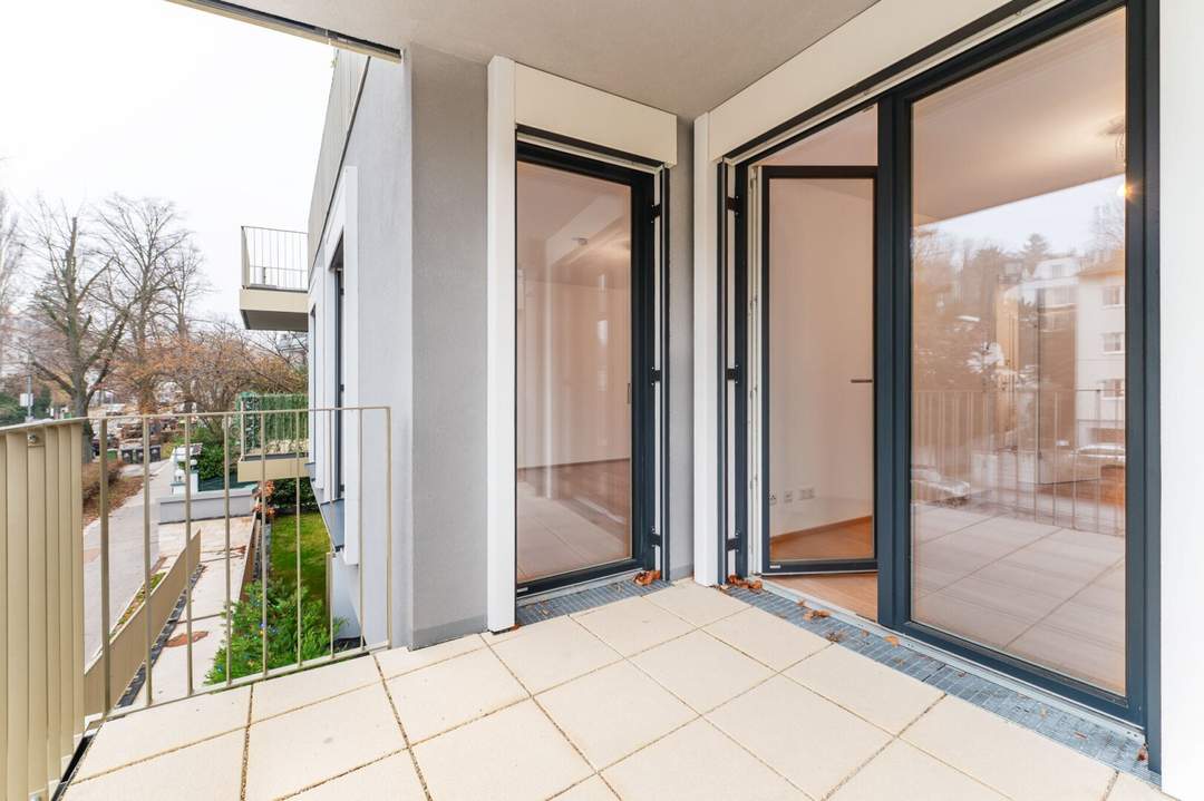 Erstbezug ab 15. Februar! Sonnige 2-Zimmer-Balkonwohnung im 19. Bezirk zu vermieten!