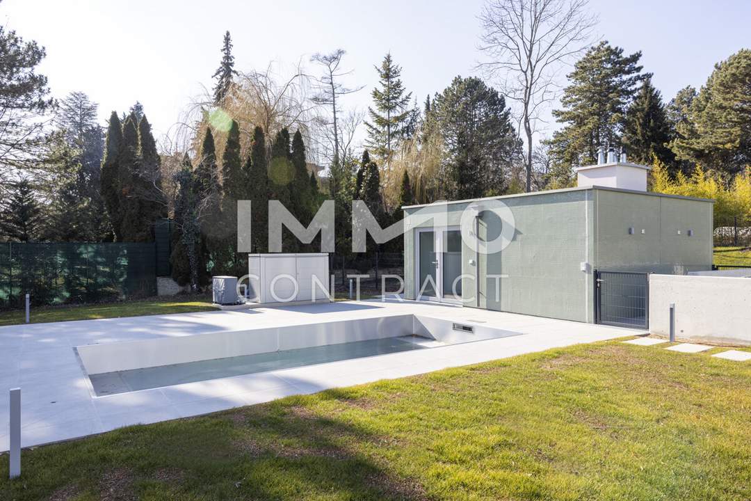 Luxuriöse 5 Zimmer Gartenwohnung mit privatem Pool und eigenem Poolhaus! Leben in den Weinbergen!