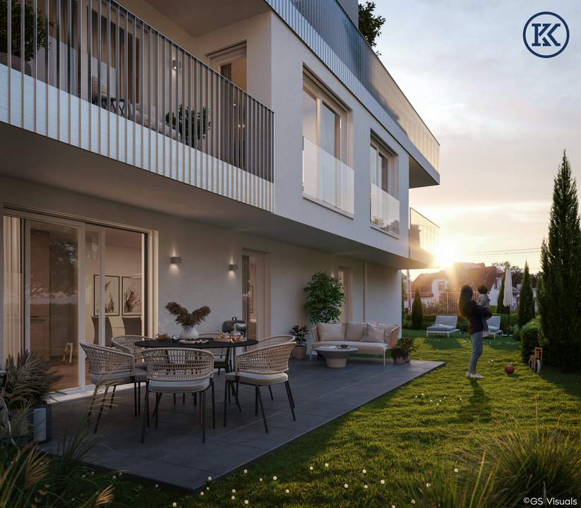 U1-Anbindung &amp; Urbaner Rückzugsort: 49 m² DG-Apartment mit 11 m² Privatterrasse – Sofort beziehbar!