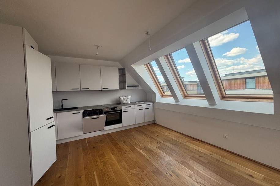 ZU VERMIETEN! 3 Zimmer Dachgeschosswohnung mit Balkon_T34, Wohnung-miete, 1.297,95,€, 1220 Wien 22., Donaustadt