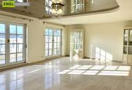 Beste Adresse! Helle Maisonette Wohnung mit Balkon, Wintergarten und Terrasse mit Blick zum Stephansdom